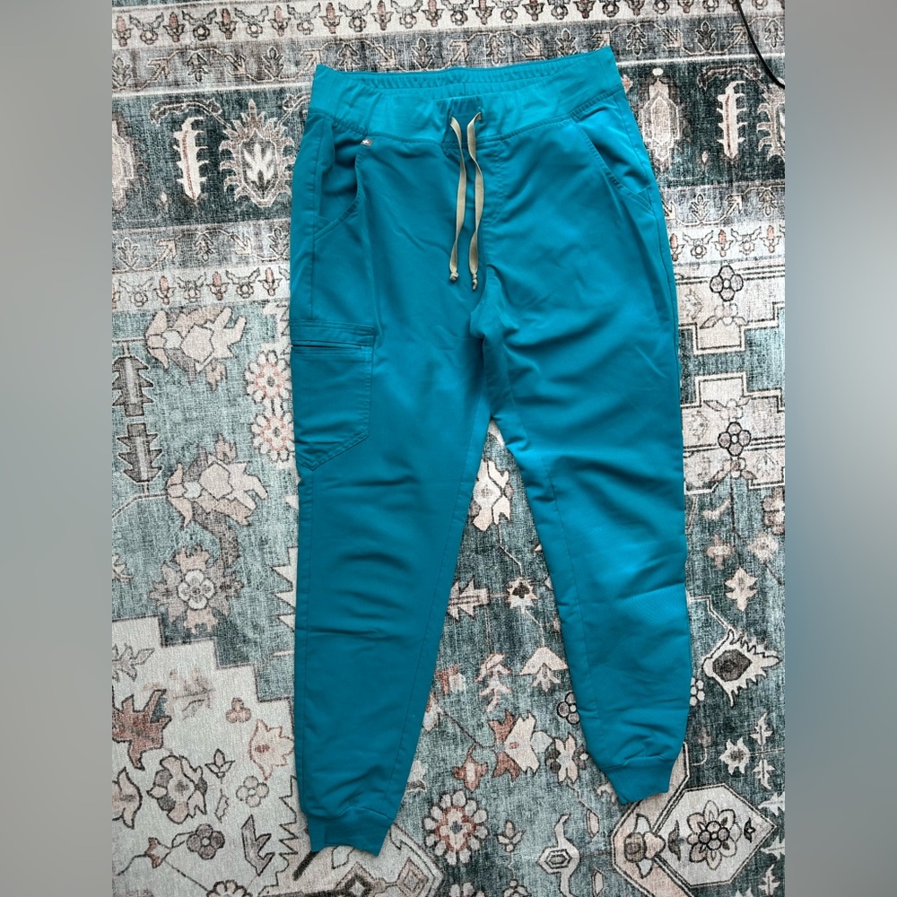 Women’s Figs Teal Scrub Jogger Pants